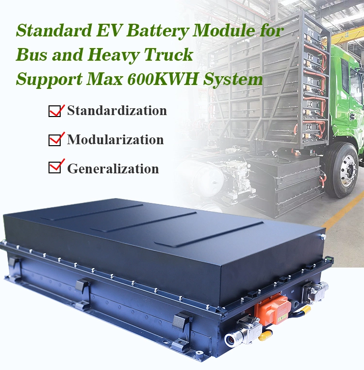 Cts personalizou a bateria 150kwh 200kwh de EV, lítio elétrico Ion Battery 600V 650V do caminhão, lítio Ion Battery para o ônibus elétrico